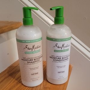 NEW Shea Moisture Natural Infusions Moisture Boosting Shampoo & Conditioner